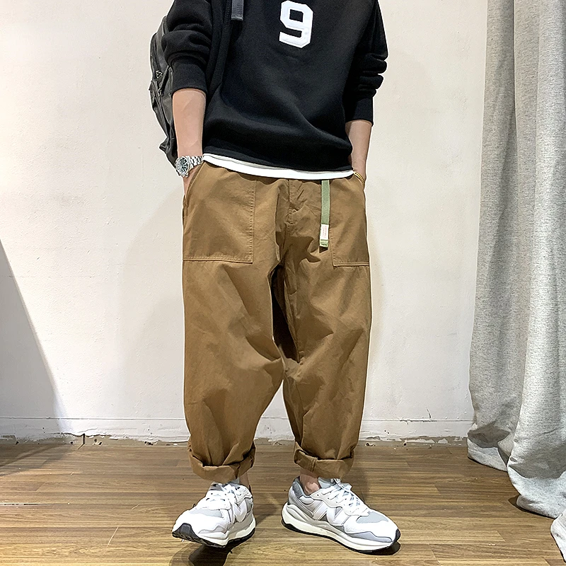 Streetwear High Quality Cargo Pants Men Clothing Harajuku Loose Casual Straight Trousers Korean Fashion Baggy Pants
Streetwear High Quality Cargo Pants Men Clothing Harajuku Loose Casual Straight Trousers Korean Fashion Baggy Pants