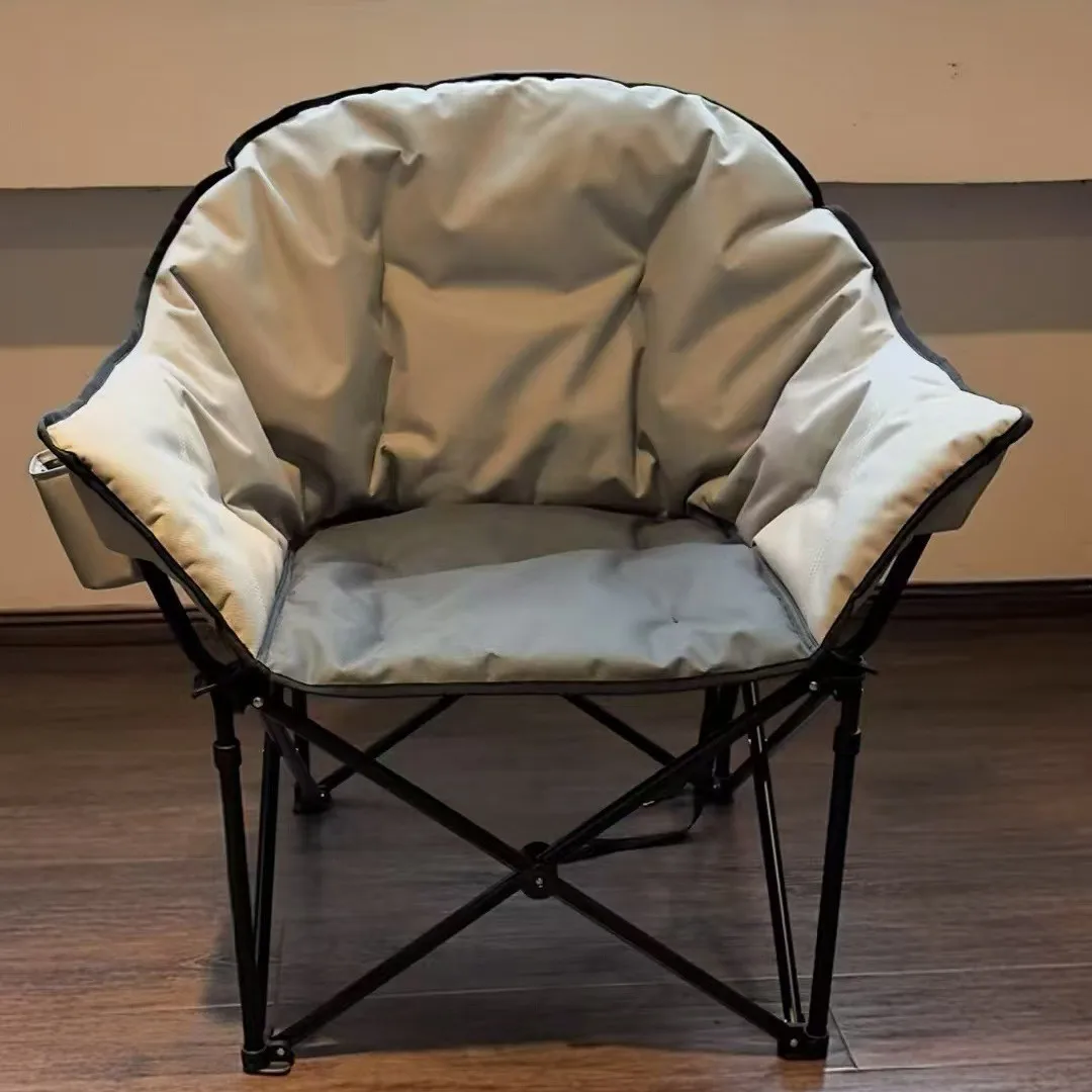 Outdoor Portable Foldable Camping Moon Chair, Padded Oversized Lazy Recliner Chair
Outdoor Portable Foldable Camping Moon Chair, Padded Oversized Lazy Recliner Chair