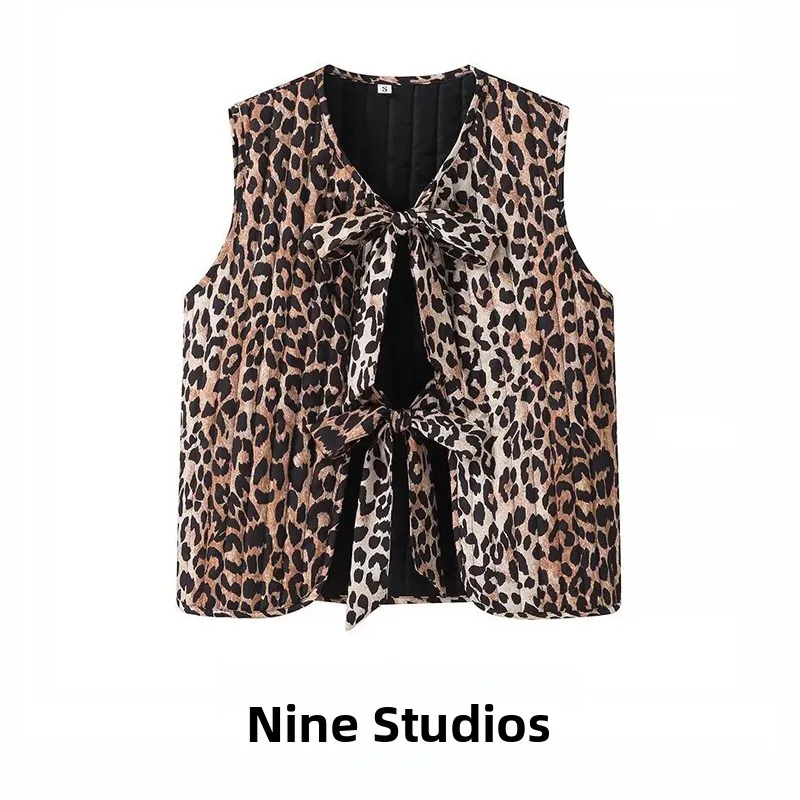 Casual Leopard Print Vest Top Women's Faion Knot Design Svel Versatile Tank Top Commute Sle V-Ne Other ...
Casual Leopard Print Vest Top Women's Faion Knot Design Svel Versatile Tank Top Commute Sle V-Ne Other ...