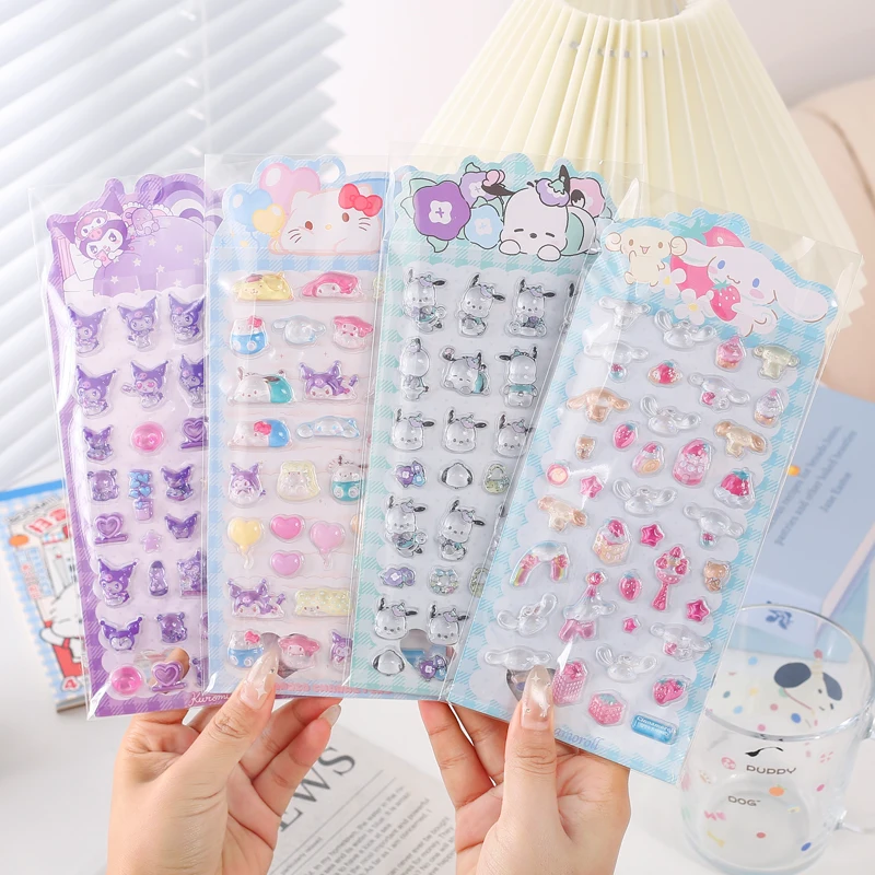 Аниме-наклейки Sanrio Hello Kitty Kuromi 3D, Cinnamoroll My Melody, мультяшные креативные декоративные наклейки для мобильных устройств, подарок на день рождения для девочек
Аниме-наклейки Sanrio Hello Kitty Kuromi 3D, Cinnamoroll My Melody, мультяшные креативные декоративные наклейки для мобильных устройств, подарок на день рождения для девочек