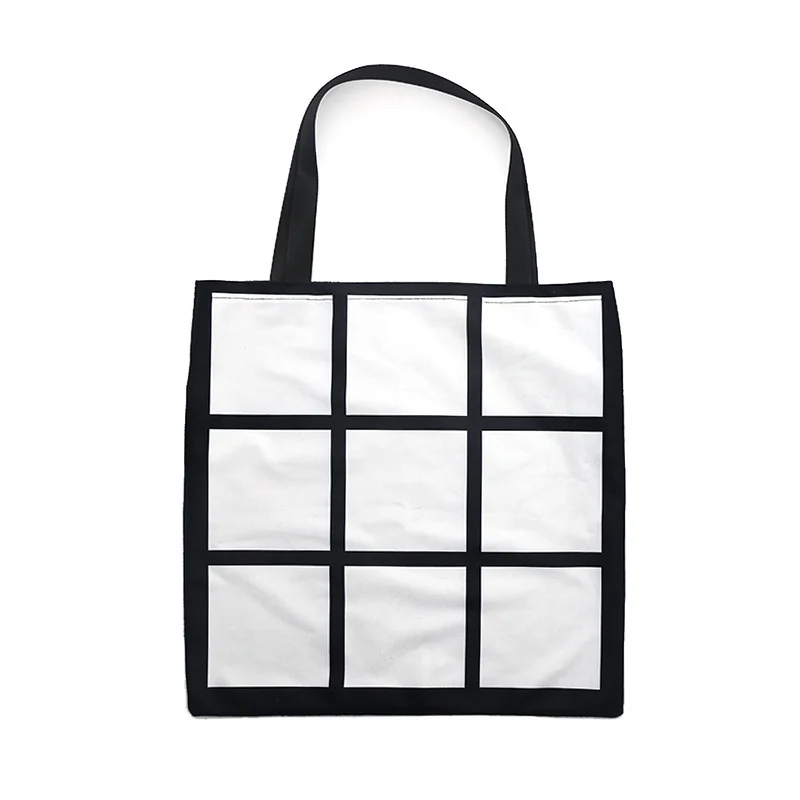 Sublimation Blank 6 9 Panel Tote Polyester Shopping Bag Shoulder Handbags Gift for Women Ladys Student Outdoor Portable
Sublimation Blank 6 9 Panel Tote Polyester Shopping Bag Shoulder Handbags Gift for Women Ladys Student Outdoor Portable