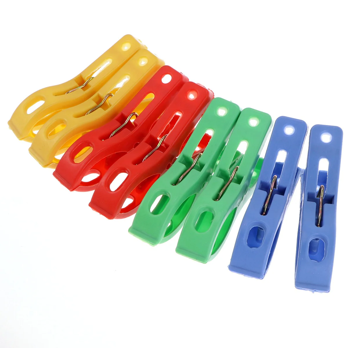 24 Pcs Non Windproof Clothes Clips Strong Clamping Force Plastic Quilt Hangers For Holding Clothes Towels Sheets
24 Pcs Non Windproof Clothes Clips Strong Clamping Force Plastic Quilt Hangers For Holding Clothes Towels Sheets