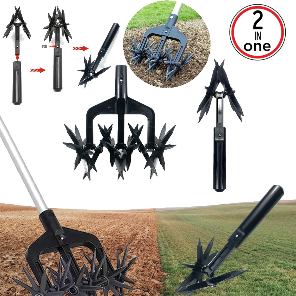 2 in 1 Garden Soil Scarifier Rotary Cultivator Tool Lawn Scarifier Garden Scarifier Gardening Rotary Tiller Soil Plowing Tool
2 in 1 Garden Soil Scarifier Rotary Cultivator Tool Lawn Scarifier Garden Scarifier Gardening Rotary Tiller Soil Plowing Tool