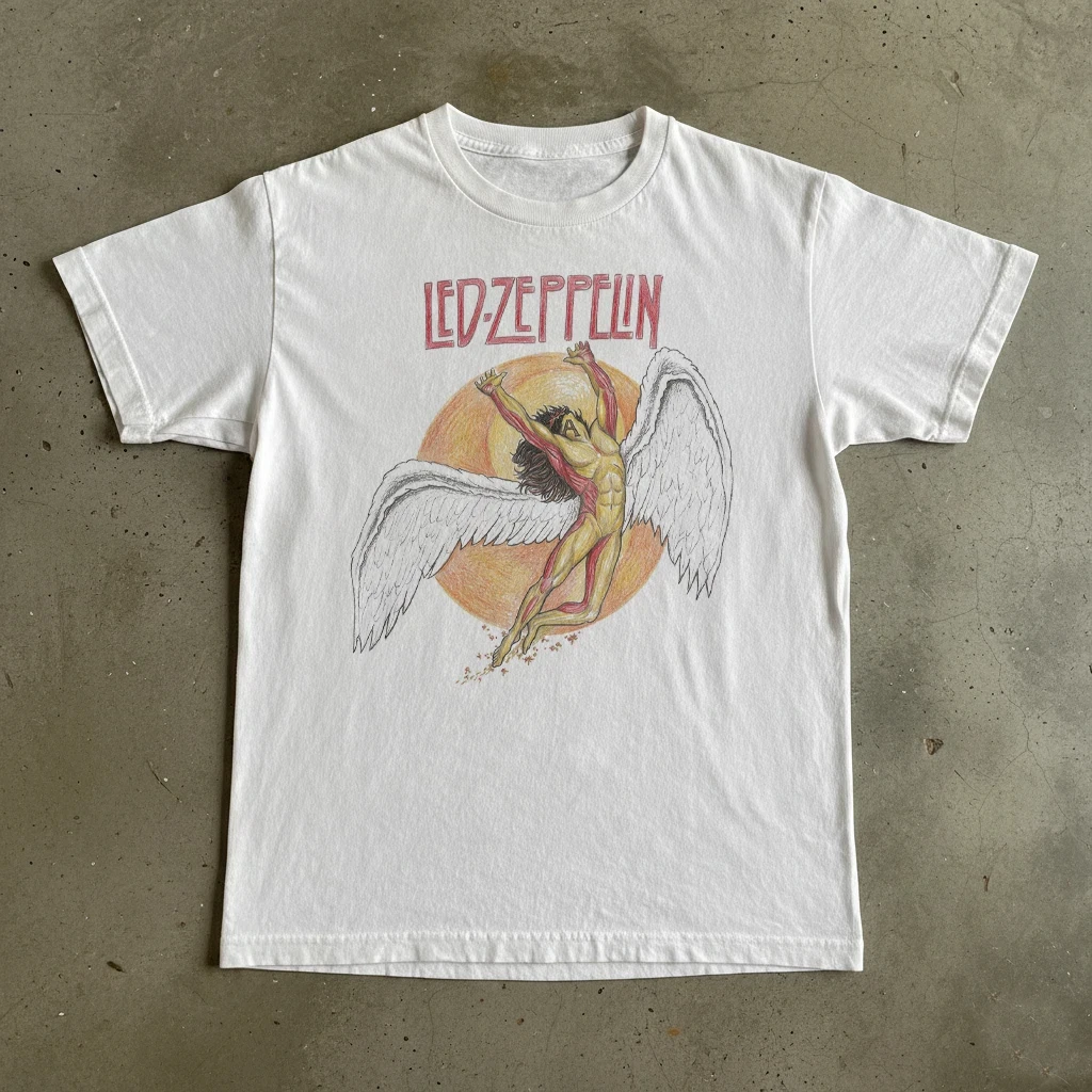 Plus Size Summer Women's Vintage Led Zeppelin T-Shirt Unisex Cotton Breathable Stylish Versatile Street Style Oversized
Plus Size Summer Women's Vintage Led Zeppelin T-Shirt Unisex Cotton Breathable Stylish Versatile Street Style Oversized