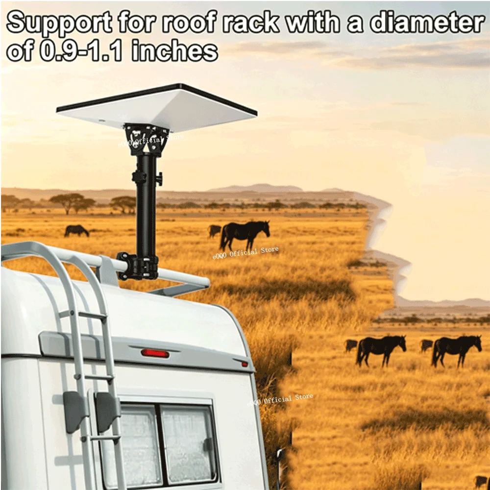 Starlink Mini (V4) Mount Bracket,with Adjustable Pipe Adapter&Anti-Slip Pad, Metal Roof Mount for RV Portable Satellite Dish Kit
Starlink Mini (V4) Mount Bracket,with Adjustable Pipe Adapter&Anti-Slip Pad, Metal Roof Mount for RV Portable Satellite Dish Kit