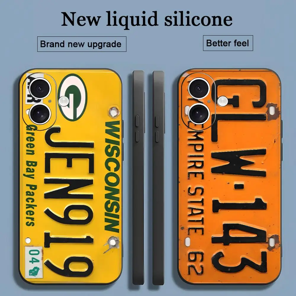 Funny License Plate Hot Phone Case For iPhone 16 15 14 13 12 11 X XR XS 8 Plus Mini Pro Max Soft black Shockproof Cover
Funny License Plate Hot Phone Case For iPhone 16 15 14 13 12 11 X XR XS 8 Plus Mini Pro Max Soft black Shockproof Cover