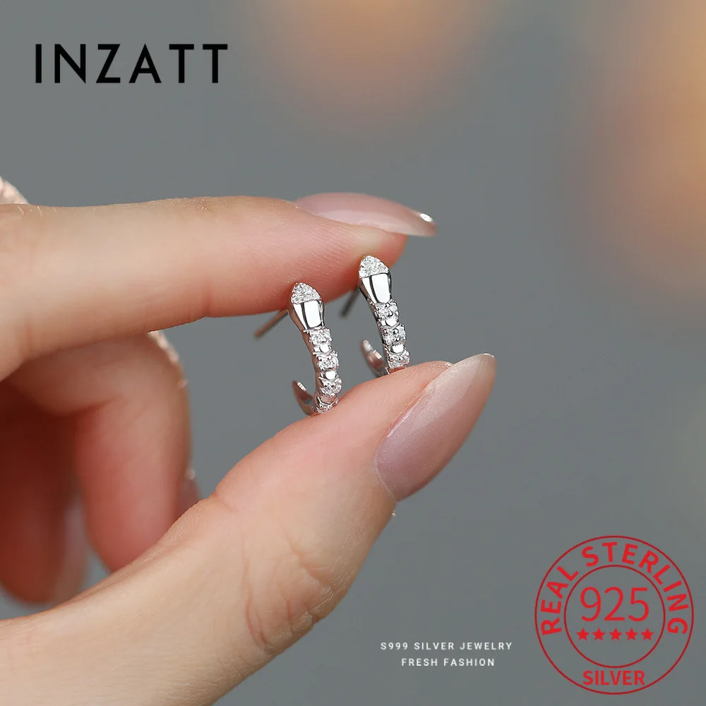 INZATT Real 925 Sterling Silver Zircon Animal Mini Stud Earrings for Women Cute Fine Jewelry Light Luxury Accessories
INZATT Real 925 Sterling Silver Zircon Animal Mini Stud Earrings for Women Cute Fine Jewelry Light Luxury Accessories
