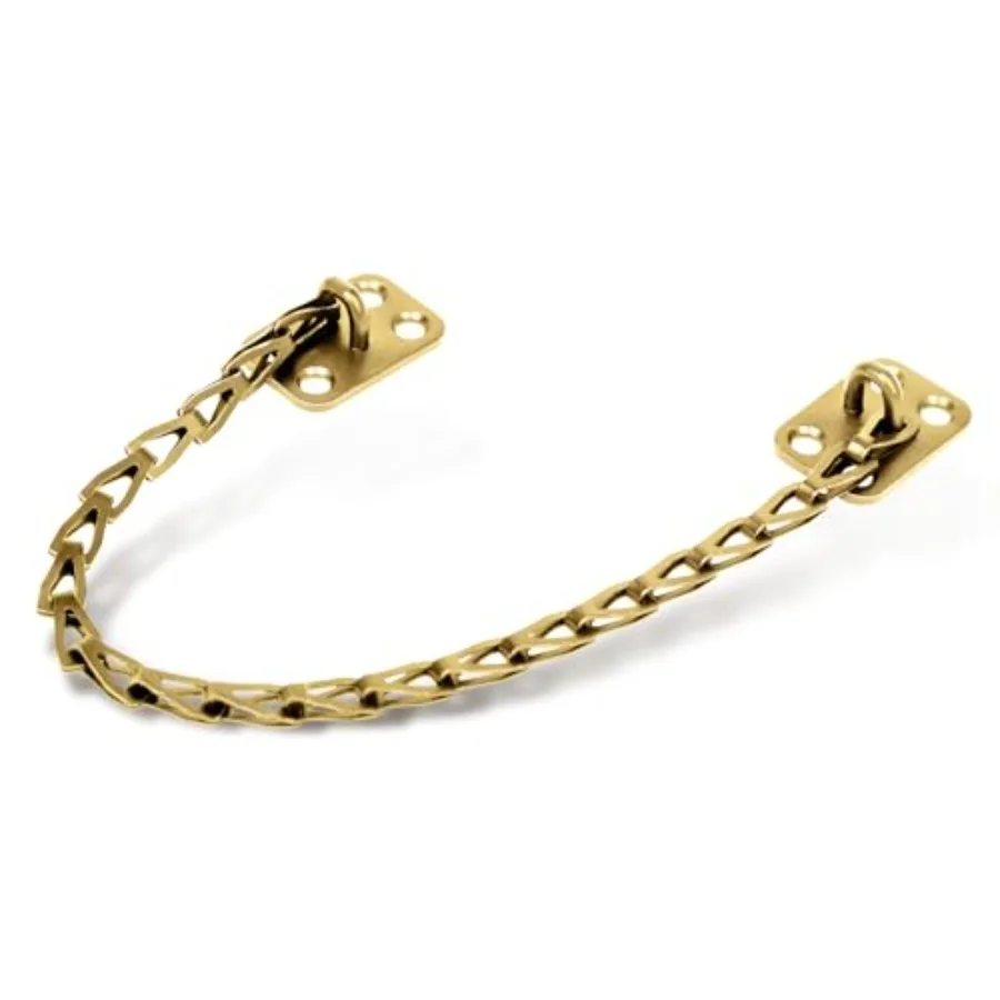 Transom Door Chain 12-Inch, Door Chain Stopper for Transom Windows, Cabinet Door Restraint, Chain Lid Support, Durable Transom
Transom Door Chain 12-Inch, Door Chain Stopper for Transom Windows, Cabinet Door Restraint, Chain Lid Support, Durable Transom