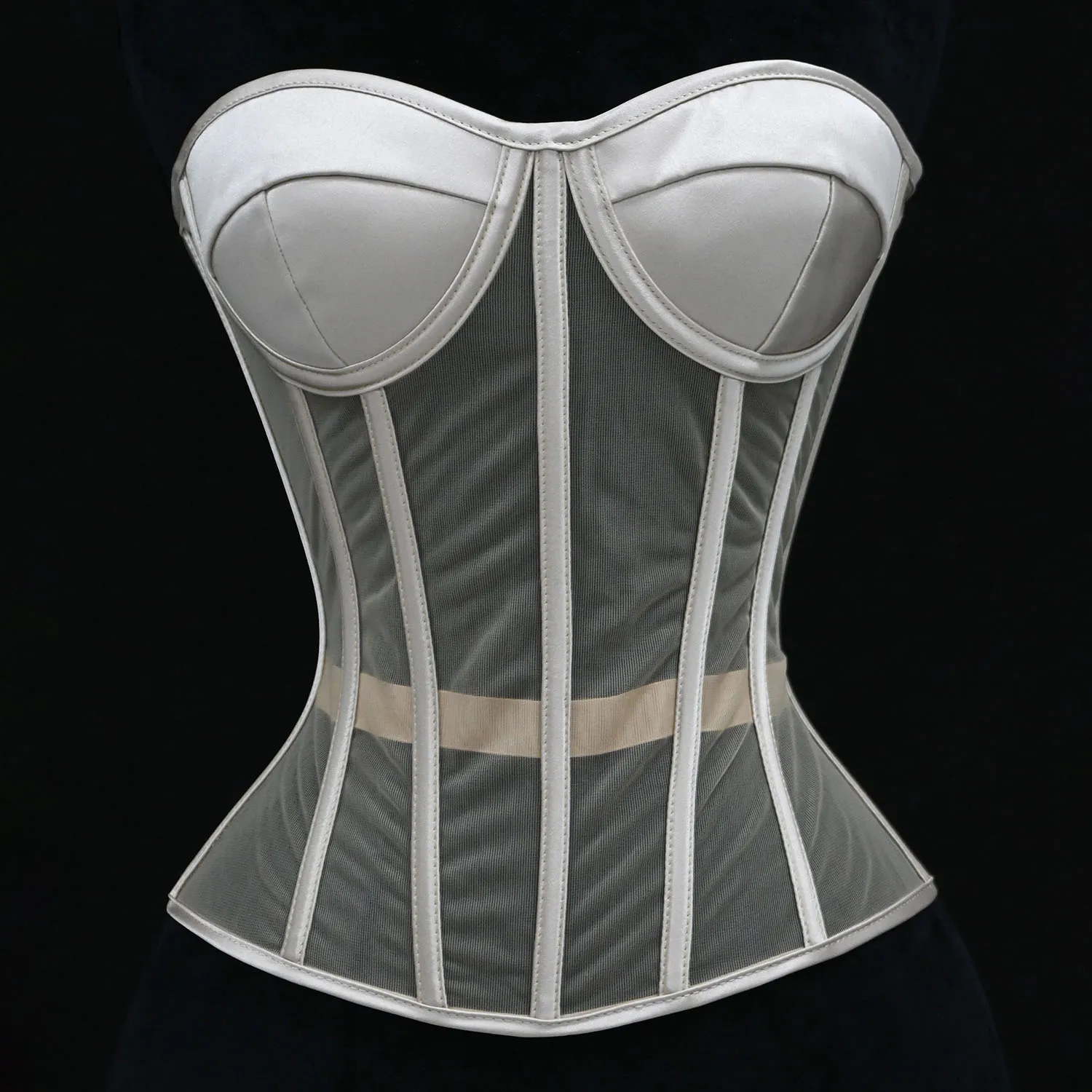 Ceinthronez Women bras Sexy Net Transparent Personality Strappy Corset Women's Corset Party Club Corset
Ceinthronez Women bras Sexy Net Transparent Personality Strappy Corset Women's Corset Party Club Corset