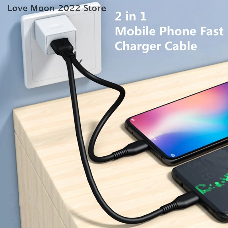 2 в 1, кабель Micro USB типа C, кабель для быстрой зарядки мобильного телефона, разветвитель для двух устройств, провод Micro USB C
2 в 1, кабель Micro USB типа C, кабель для быстрой зарядки мобильного телефона, разветвитель для двух устройств, провод Micro USB C