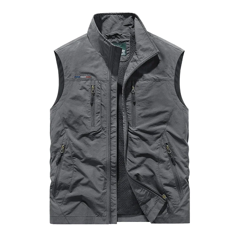 Mens Camping Waistcoat Vest New Fishing Journalist Photography Personalized Red Multi Pockets Vest Nylon Cargoes Fisherman Vest
Mens Camping Waistcoat Vest New Fishing Journalist Photography Personalized Red Multi Pockets Vest Nylon Cargoes Fisherman Vest