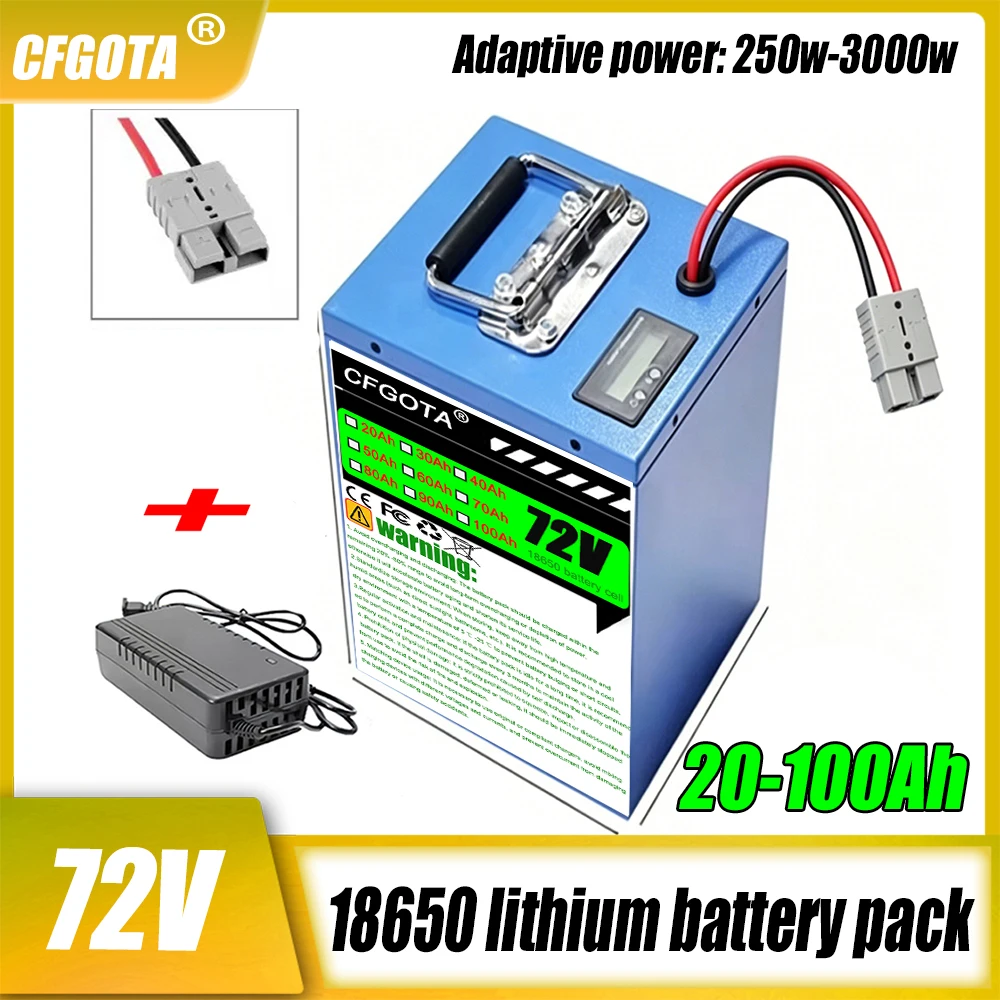 24-hour shipping, Air transportation,72V 20-100AH 18650 lithium battery 40AH BMS power monitor suitable for all devices
24-hour shipping, Air transportation,72V 20-100AH 18650 lithium battery 40AH BMS power monitor suitable for all devices