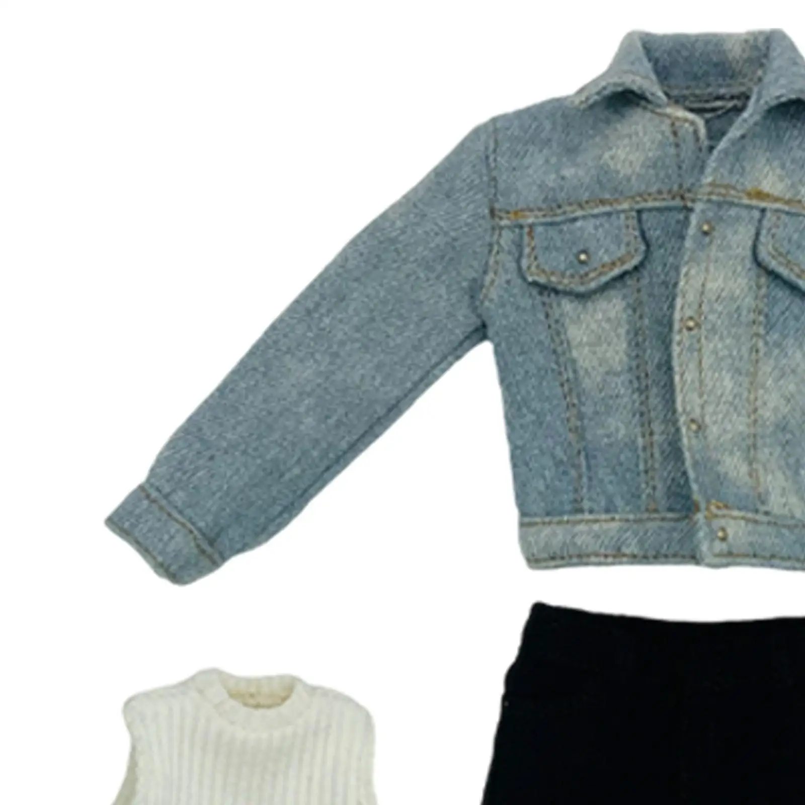 1:6 Scale Woman Jean Jacket for 12'' Action Figure Body Dress up Accessory
1:6 Scale Woman Jean Jacket for 12'' Action Figure Body Dress up Accessory