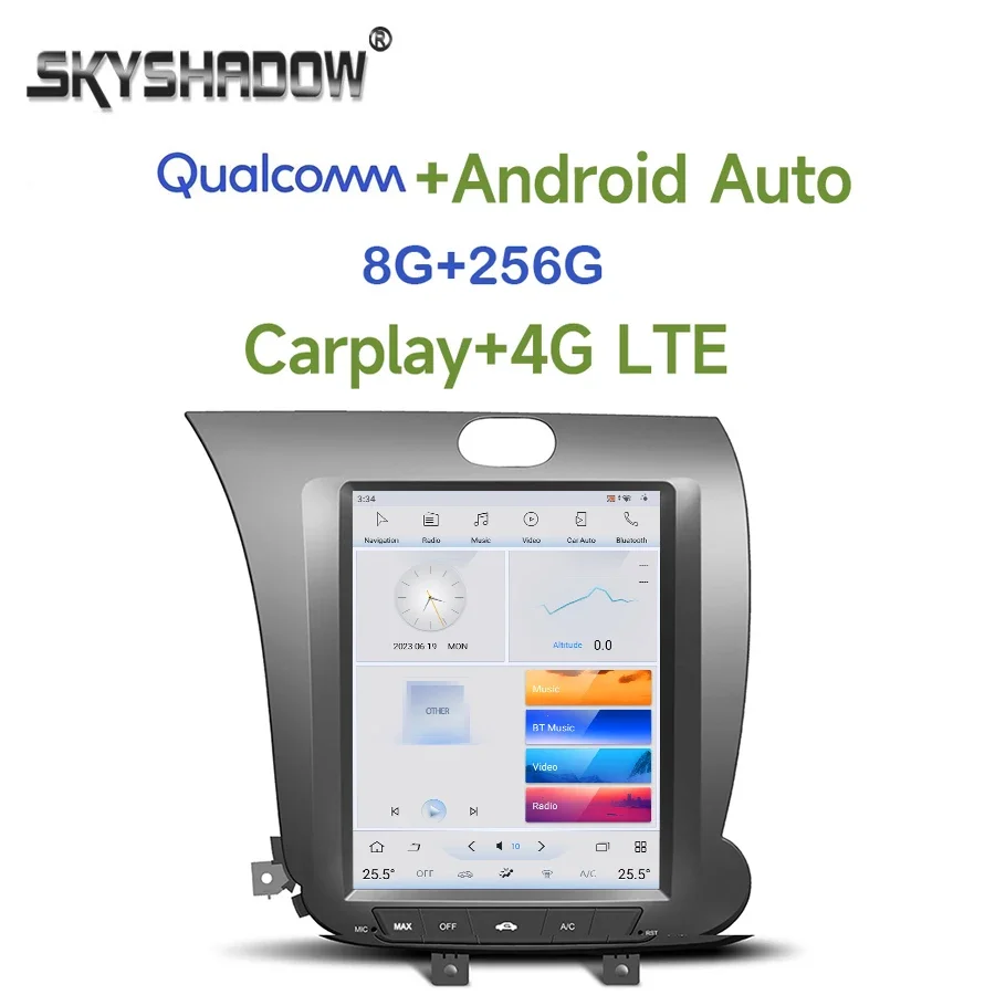 Tesla Qualcomm Carplay автомобильный DVD-плеер DSP Android 9. 0 8G + 11,0G 4G LTE Bluetooth Wifi GPS радио для kia Cerato K3 Forte 256-2013
Tesla Qualcomm Carplay автомобильный DVD-плеер DSP Android 9. 0 8G + 11,0G 4G LTE Bluetooth Wifi GPS радио для kia Cerato K3 Forte 256-2013