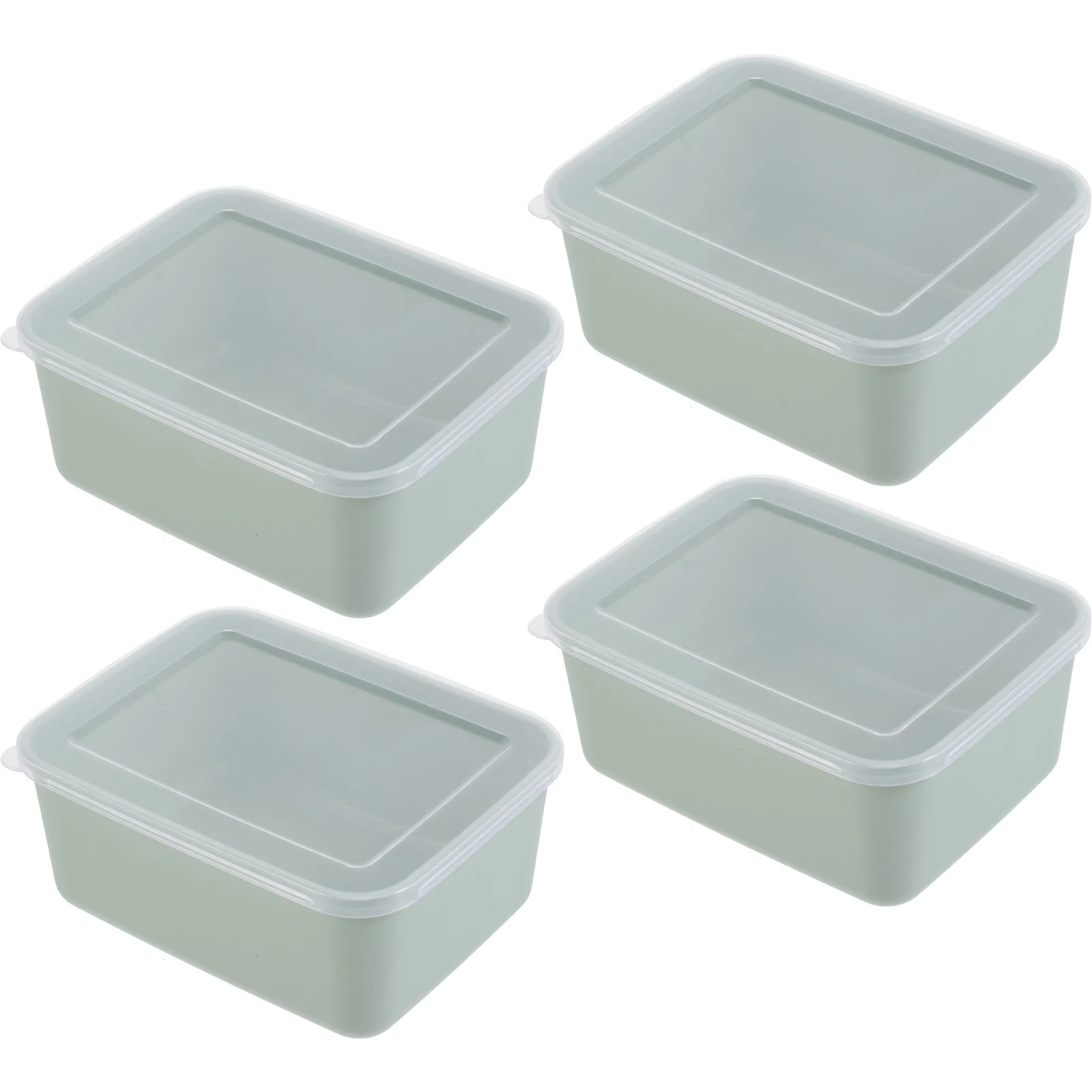 4 Pcs Portable Refrigerator Crisper Fresh Preservation Boxes Fruit Freezer Storage Reusable Food Cases Green Travel
4 Pcs Portable Refrigerator Crisper Fresh Preservation Boxes Fruit Freezer Storage Reusable Food Cases Green Travel