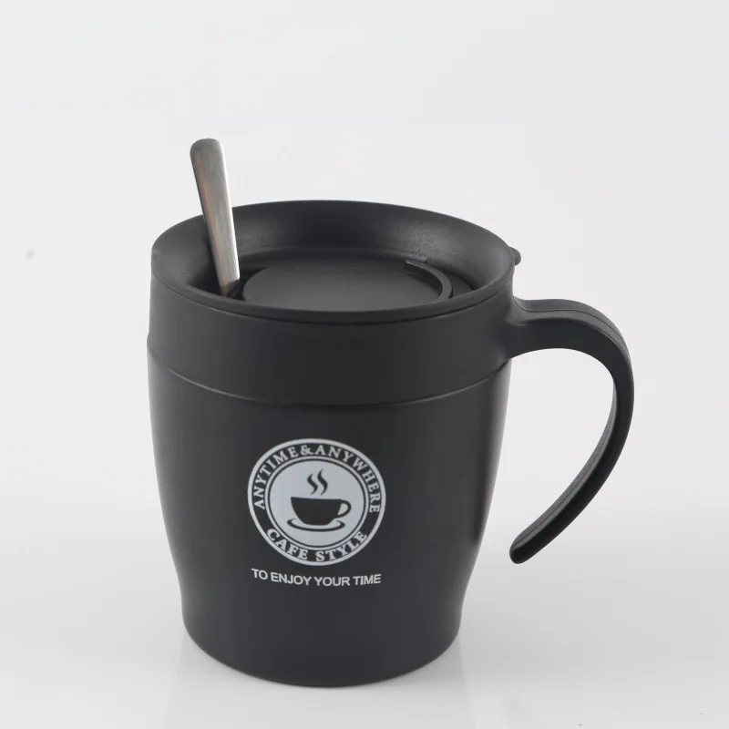 Stainless Steel Insulated Coffee Cup 330ml Fashion Business Office with Handle Spoon High-tea Cups Mini Gift Thermoses Water Cup
Stainless Steel Insulated Coffee Cup 330ml Fashion Business Office with Handle Spoon High-tea Cups Mini Gift Thermoses Water Cup