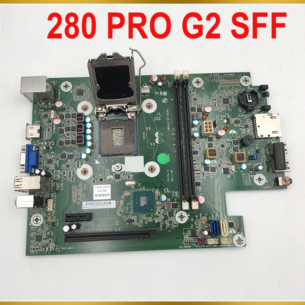 Desktop Motherboard 908959-001 908959-601 901279-001 H110 LGA1151 DDR4 For HP 280 PRO G2 SFF
Desktop Motherboard 908959-001 908959-601 901279-001 H110 LGA1151 DDR4 For HP 280 PRO G2 SFF