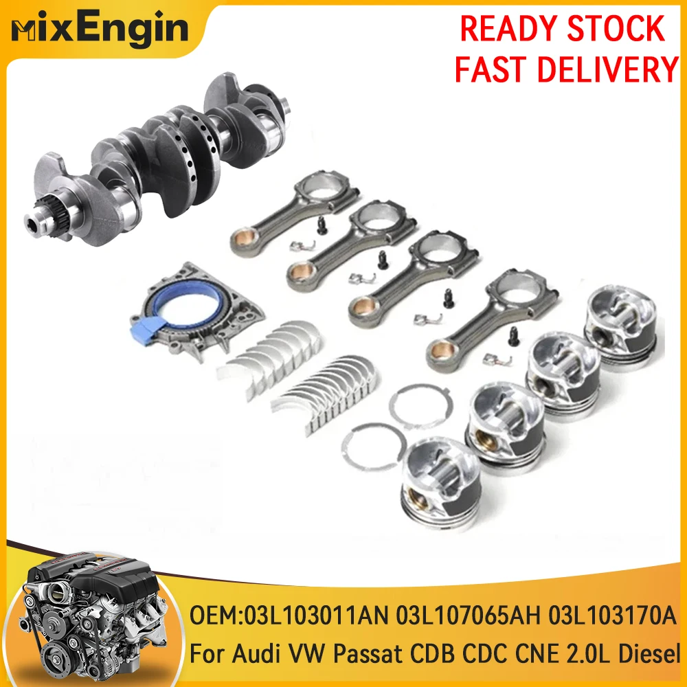 Комплект поршневых подшипников шатуна коленчатого вала двигателя STD Fit 2,0 л CDB CDC CNE для Audi A4 A6 Q5 VW Passat 2.0L 10-20 Diesel
Комплект поршневых подшипников шатуна коленчатого вала двигателя STD Fit 2,0 л CDB CDC CNE для Audi A4 A6 Q5 VW Passat 2.0L 10-20 Diesel