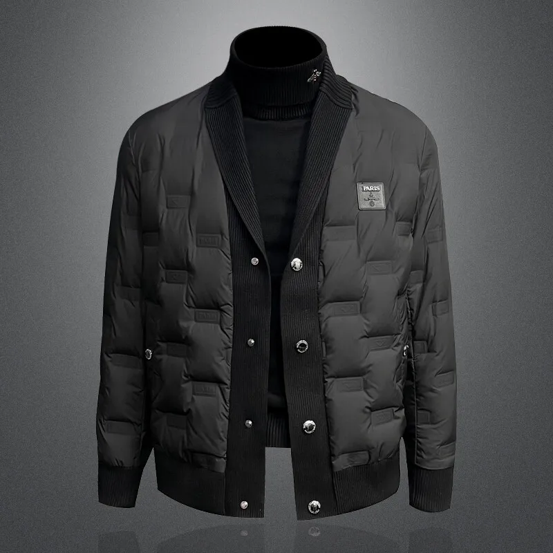 Men's Winter down Jaet 90% White Du down Printed Fabric Ci Casual Long Sve ort Sle Regular Fit Outerwear
Men's Winter down Jaet 90% White Du down Printed Fabric Ci Casual Long Sve ort Sle Regular Fit Outerwear