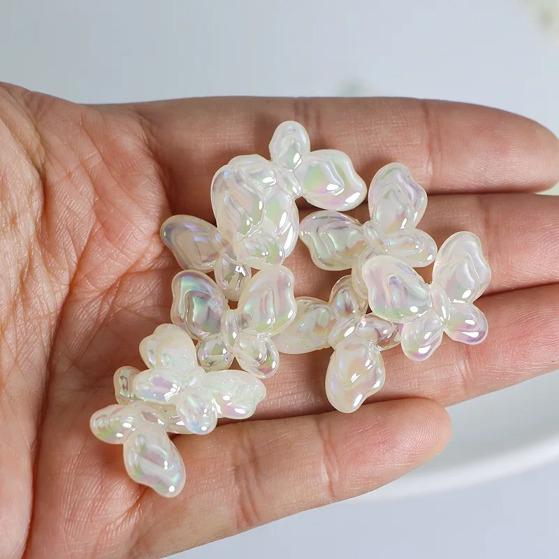 Crystal White Butterfly Beads For Jewelry Making DIY Clothing Bag Dress Decoration Earring Bracelet Necklace Hairpin Accessories
Crystal White Butterfly Beads For Jewelry Making DIY Clothing Bag Dress Decoration Earring Bracelet Necklace Hairpin Accessories