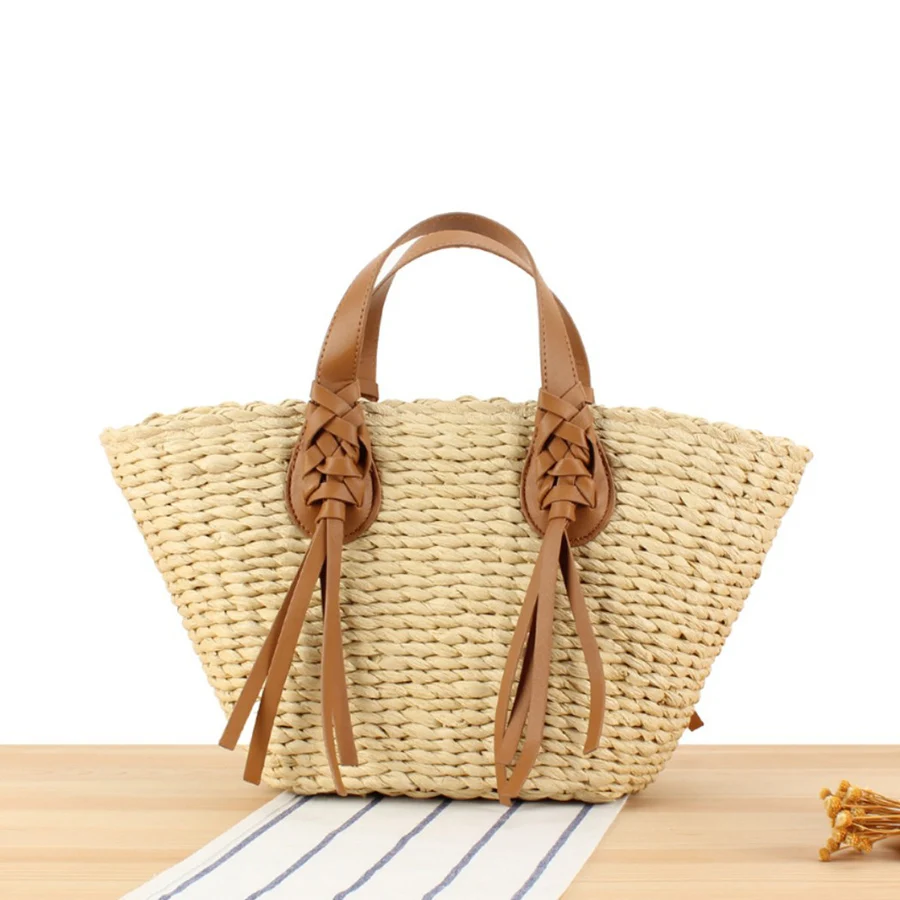 Bohemian Straw Beach Handabg Handmade Woven Shoulder Bag For Women Raffia Shopping Travel Bag Summer Casual Commuting Totes Sac
Bohemian Straw Beach Handabg Handmade Woven Shoulder Bag For Women Raffia Shopping Travel Bag Summer Casual Commuting Totes Sac