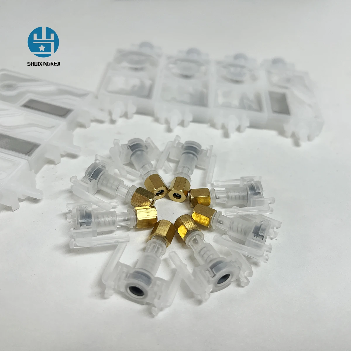 10 PCS Ink Damper DX5 UV for TX800 XP600 printhead for Mimaki JV33 JV5 Dumper with Connector Copper Nut Compatible Solvent
10 PCS Ink Damper DX5 UV for TX800 XP600 printhead for Mimaki JV33 JV5 Dumper with Connector Copper Nut Compatible Solvent