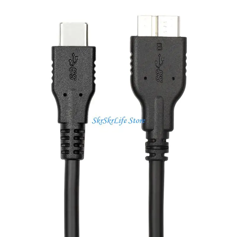 E65E USB3.0 Type C to MicroB Hard Drive Cable for External Drive 5Gbps Data Transfer
E65E USB3.0 Type C to MicroB Hard Drive Cable for External Drive 5Gbps Data Transfer