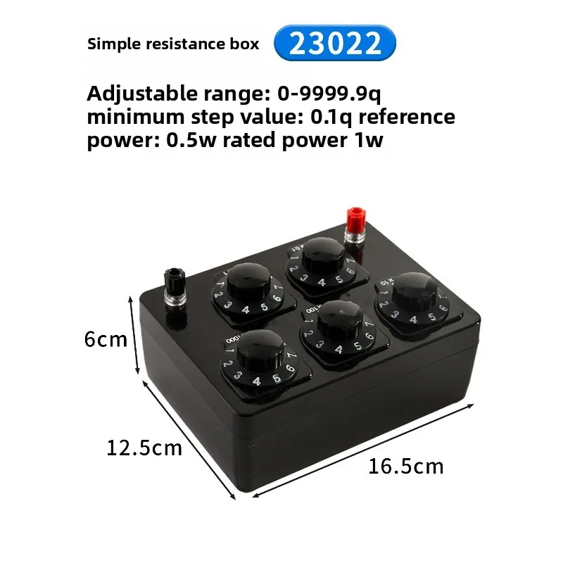 High precision resistor box for teaching specialized physics equipment in middle school entrance examination
High precision resistor box for teaching specialized physics equipment in middle school entrance examination