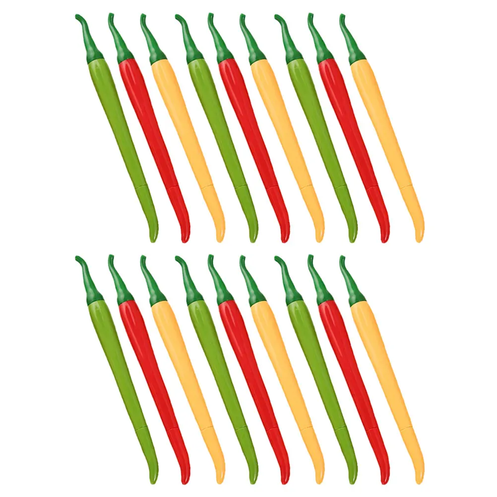 18pcs Chili Shaped Gel Pen Cute Cartoon Stationery Comfortable Grip Writing Pens School Office Supplies Fine Tip Markers
18pcs Chili Shaped Gel Pen Cute Cartoon Stationery Comfortable Grip Writing Pens School Office Supplies Fine Tip Markers