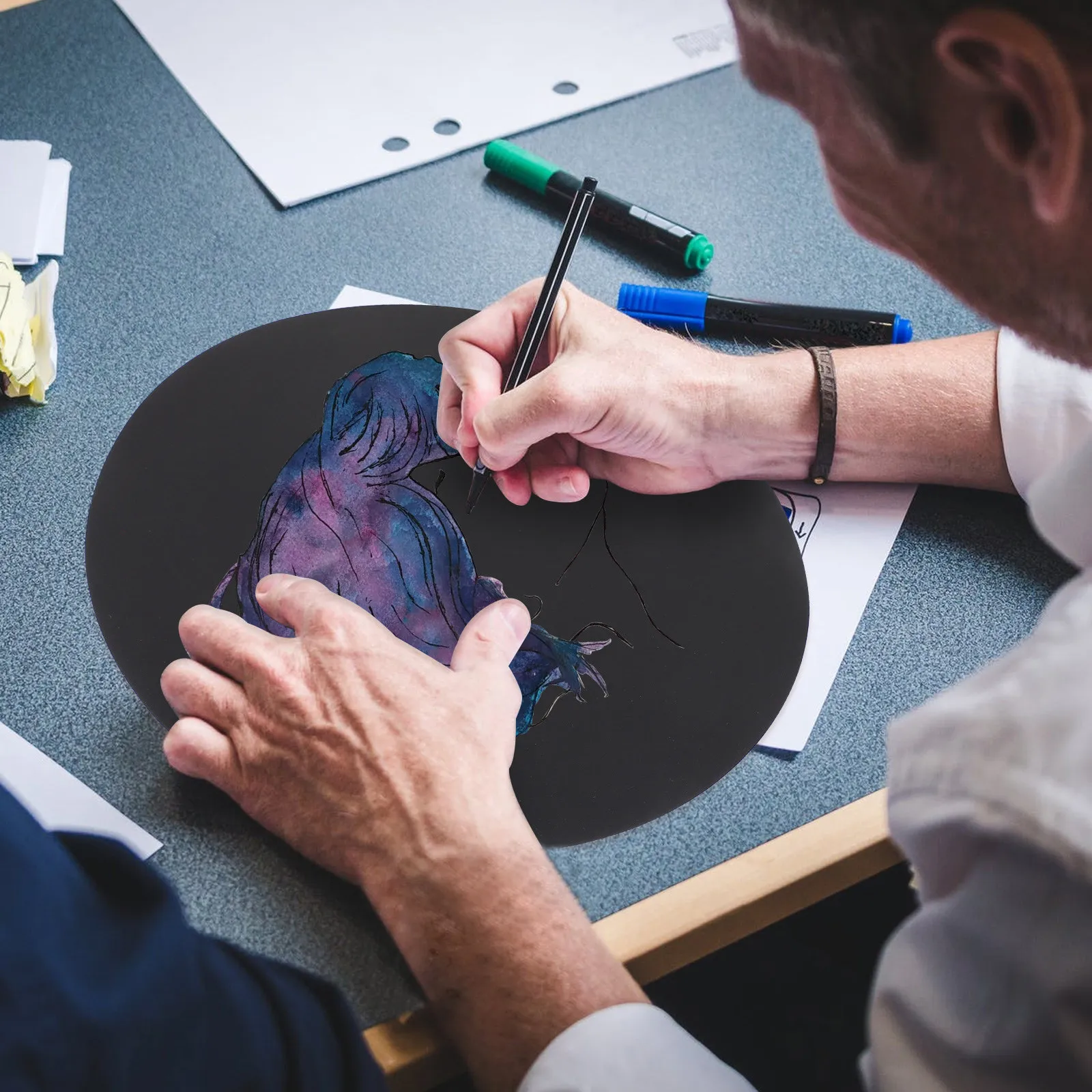 50 шт. черных круглых утолщенных картонных заготовок для рисования, бумага для творчества, карточки для DIY, масляной живописи, граффити, скетчинга, рисования, плотные картонные основы
50 шт. черных круглых утолщенных картонных заготовок для рисования, бумага для творчества, карточки для DIY, масляной живописи, граффити, скетчинга, рисования, плотные картонные основы