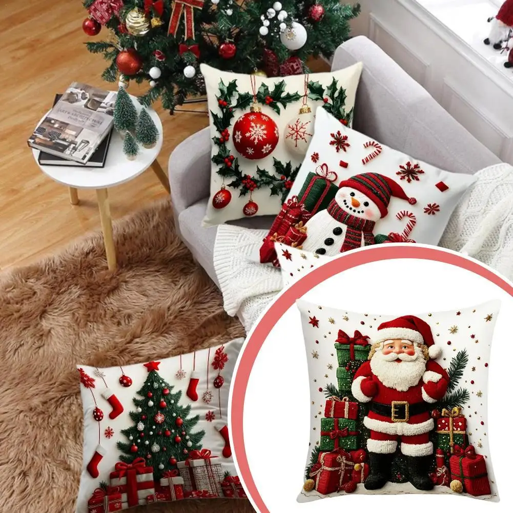 Plush Linen Cartoon Snowman Printed Pillow Cover Soft Comfortable Sofa Pillowcase Living Rooms Bedrooms Christmas Decorations
Plush Linen Cartoon Snowman Printed Pillow Cover Soft Comfortable Sofa Pillowcase Living Rooms Bedrooms Christmas Decorations