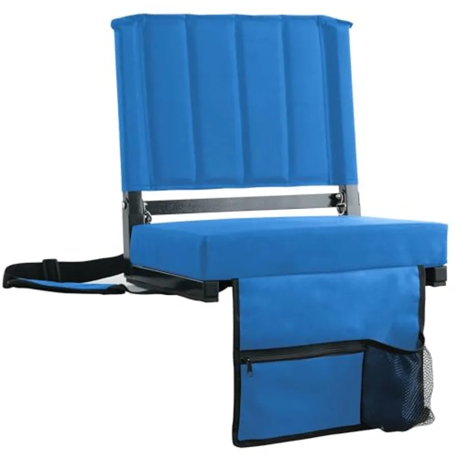 Stadium Seats with Back Support Bleacher Chairs with Back and Cushion Thick Padded Bleacher Seats Includes Shoulder Strap
Stadium Seats with Back Support Bleacher Chairs with Back and Cushion Thick Padded Bleacher Seats Includes Shoulder Strap