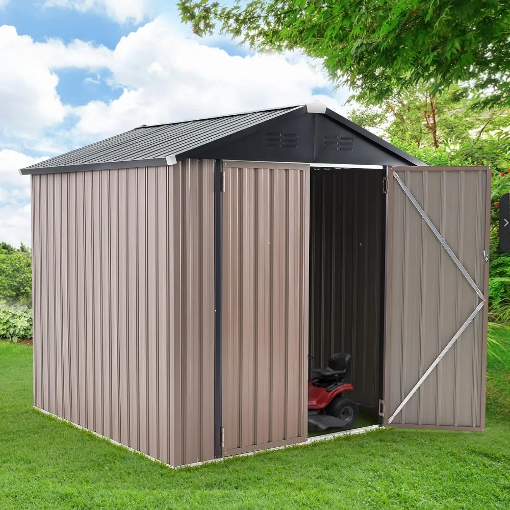 6x6 Sheds Storage Sheds & Outdoor Storage, Small Outdoor Storage Garden Shed Outside Shed Kit, Galvanized Metal Utility Shed
6x6 Sheds Storage Sheds & Outdoor Storage, Small Outdoor Storage Garden Shed Outside Shed Kit, Galvanized Metal Utility Shed
