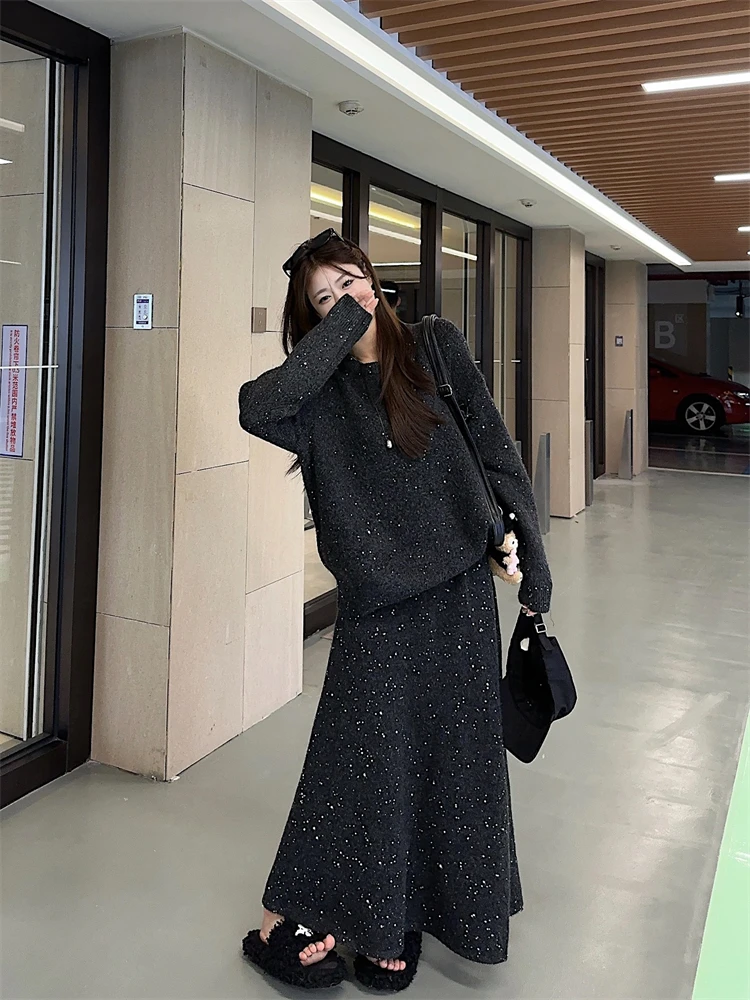 Свитер iny, топ и юбка с хвостом Fi, женский комплект больших размеров, модный дизайн, сенсация, луна и звезда, река, эластичный пояс, ансамбль
Свитер iny, топ и юбка с хвостом Fi, женский комплект больших размеров, модный дизайн, сенсация, луна и звезда, река, эластичный пояс, ансамбль