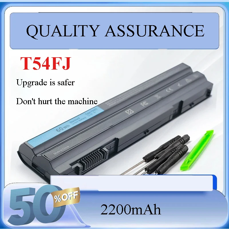 T54FJ E6420 E6430 Battery for Dell Latitude E5430 E5520 E5530 E6520 Inspiron 14R 4420 5420 15R 5520 7520 17R 7720 T54F
T54FJ E6420 E6430 Battery for Dell Latitude E5430 E5520 E5530 E6520 Inspiron 14R 4420 5420 15R 5520 7520 17R 7720 T54F