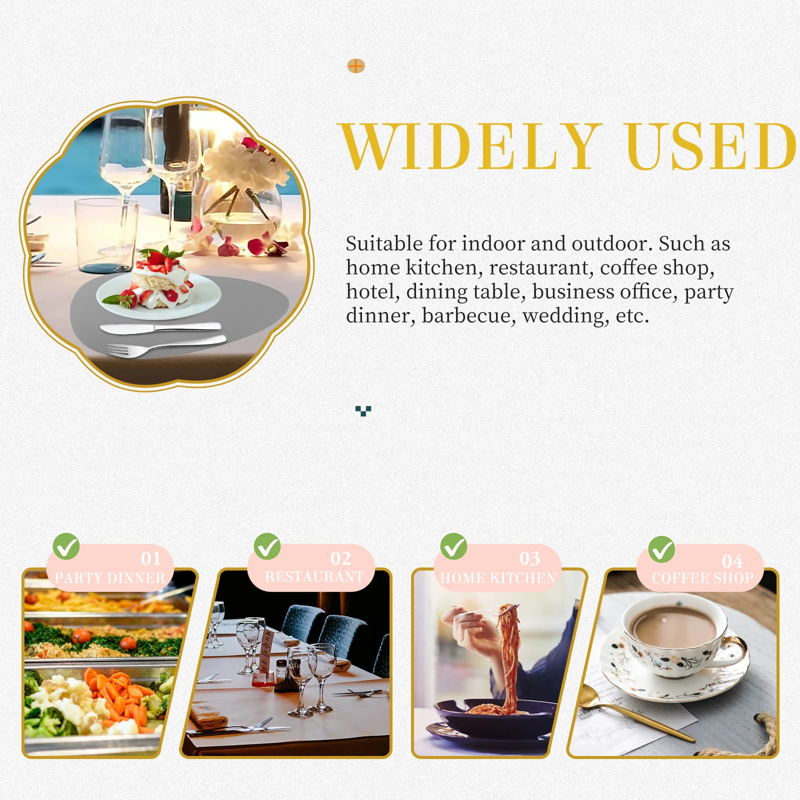 Heat-Resistant Insulation Table Placemat PU Bowl Mat Anti-Scald Scratch-Proof Washable Home Kitchen Supply
Heat-Resistant Insulation Table Placemat PU Bowl Mat Anti-Scald Scratch-Proof Washable Home Kitchen Supply