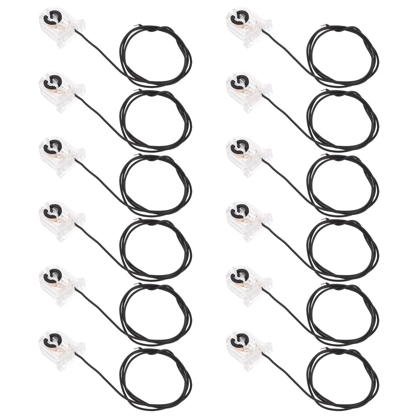 12Pcs Transparent T8 LED Lamp Holder Non-Shunted Single Head Socket for Fluorescent Tube Replacement Easy Install Office
12Pcs Transparent T8 LED Lamp Holder Non-Shunted Single Head Socket for Fluorescent Tube Replacement Easy Install Office