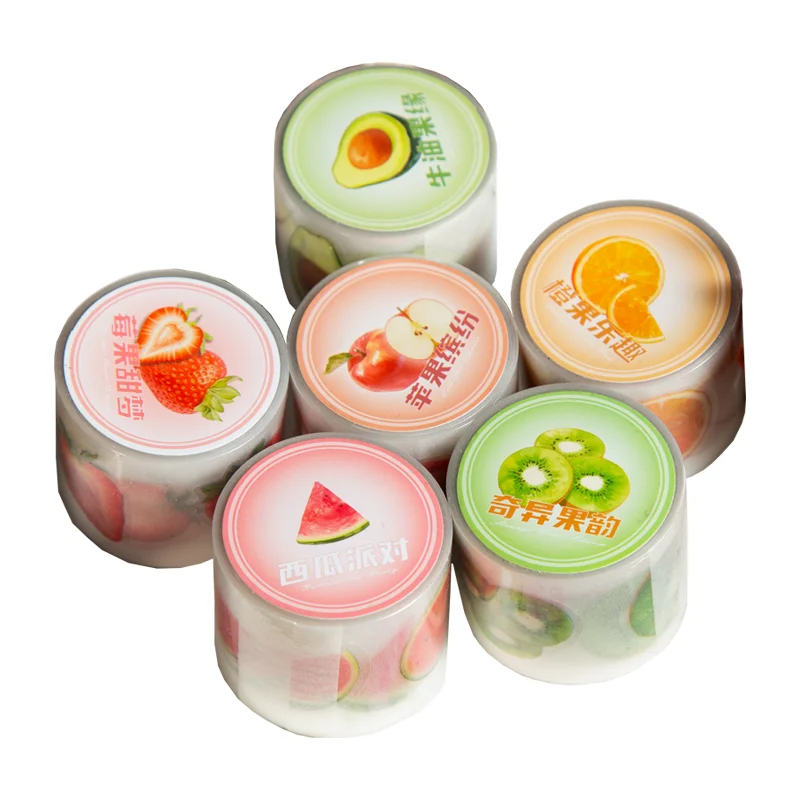 12packs/LOT Fruit Collection series cute lovely retro decorative adhesive PET tape
12packs/LOT Fruit Collection series cute lovely retro decorative adhesive PET tape