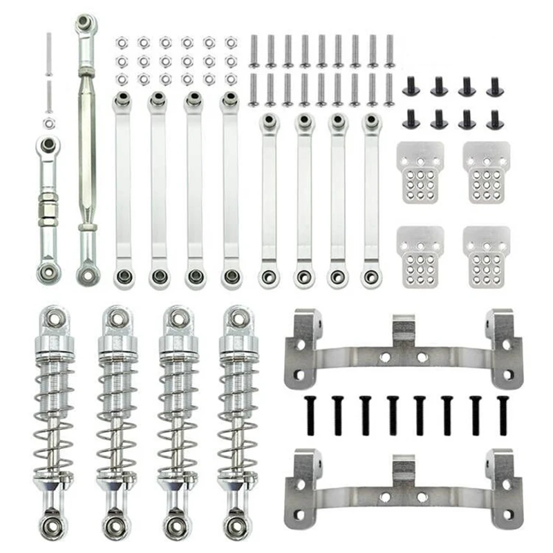 T84C-Metal Steering Link Rod Pull Rod Mount Shock Absorber Set For MN D90 MN-90 MN99S 1/12 RC Car Upgrade Parts
T84C-Metal Steering Link Rod Pull Rod Mount Shock Absorber Set For MN D90 MN-90 MN99S 1/12 RC Car Upgrade Parts