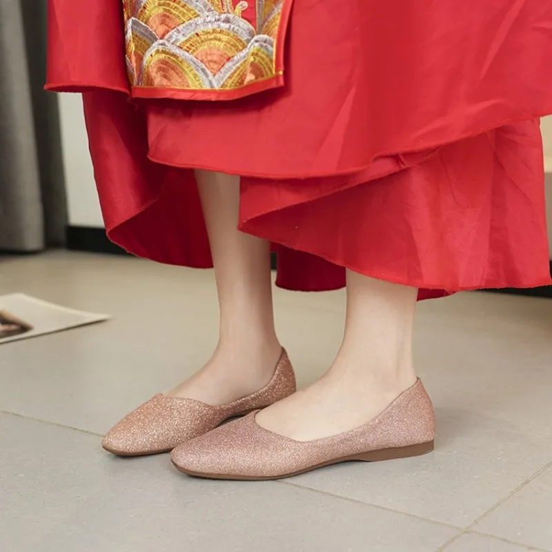 2026 Ballet Shoes Ladies Pointed Toe Flats Soft Velvet Loafers Women Office Dress Flats
2026 Ballet Shoes Ladies Pointed Toe Flats Soft Velvet Loafers Women Office Dress Flats