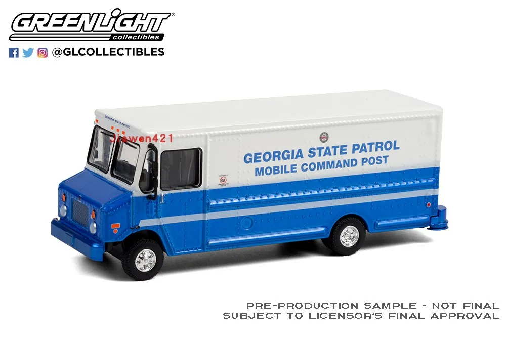 GreenLight 1:64 2019 Step Van - Georgia State Alloy simulation micro car model collection decoration car toy gift
GreenLight 1:64 2019 Step Van - Georgia State Alloy simulation micro car model collection decoration car toy gift