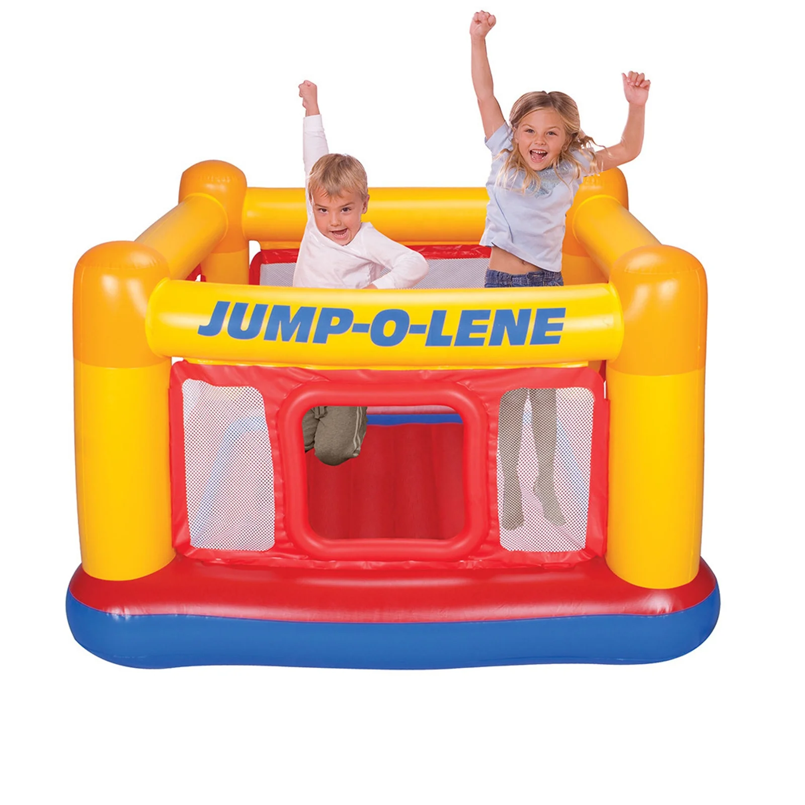 Intex 48260 Indoor Inflatable Playhouse Jump-o-lene Castle With Crawl-through Door for Children
Intex 48260 Indoor Inflatable Playhouse Jump-o-lene Castle With Crawl-through Door for Children