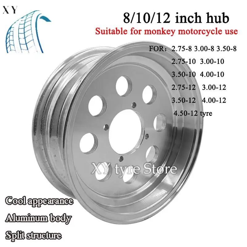 8/10/12 Inch Wheels Vacuum Rims For monkey bike motorcycle Parts 2.75-8 3.00-8 3.50-10 4.00-10 3.00-10 3.50-12
8/10/12 Inch Wheels Vacuum Rims For monkey bike motorcycle Parts 2.75-8 3.00-8 3.50-10 4.00-10 3.00-10 3.50-12