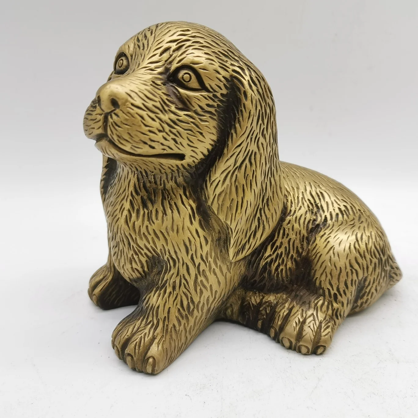 Cute Dog Statue Brass Puppy Animal Sculpture Nordic Home Decor Statue Craft Gift Tabletop Pet Ornament
Cute Dog Statue Brass Puppy Animal Sculpture Nordic Home Decor Statue Craft Gift Tabletop Pet Ornament