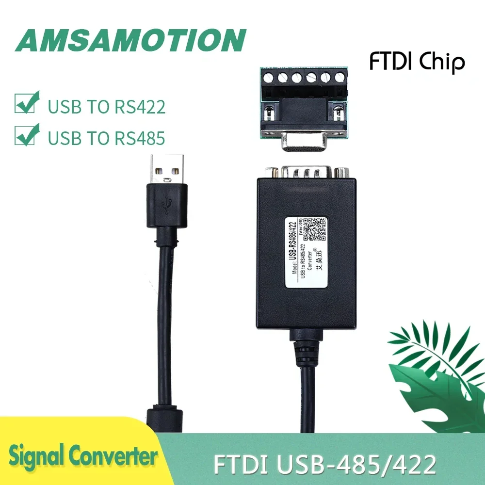 FTDI Chip USB To Serial RS-485/422 Cable Converter USB to RS485 RS422 DB9 9Pin Adapter IM1-U502 Communication Signal Converter
FTDI Chip USB To Serial RS-485/422 Cable Converter USB to RS485 RS422 DB9 9Pin Adapter IM1-U502 Communication Signal Converter