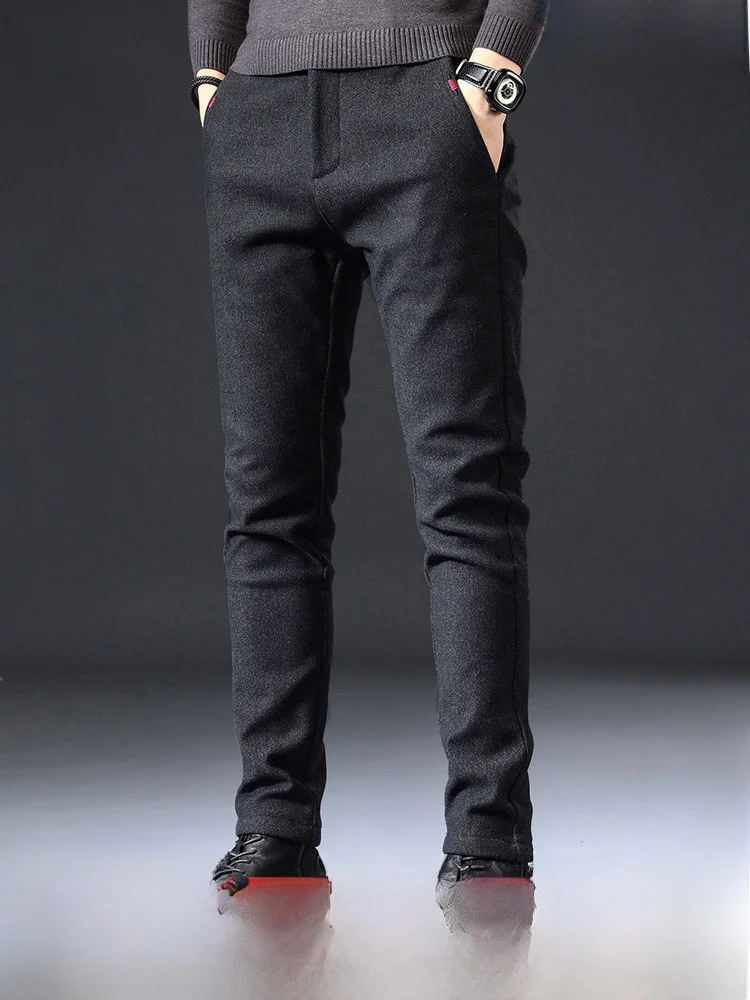 Удобные повседневные мужские брюки свободного кроя из хлопка с эффектом хлопка, весна 2026, модные, свободные, зауженные, из полиэстера и хлопка
Удобные повседневные мужские брюки свободного кроя из хлопка с эффектом хлопка, весна 2026, модные, свободные, зауженные, из полиэстера и хлопка