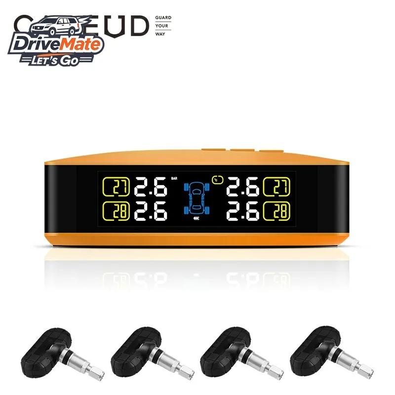 Система контроля давления в автомобильных шинах TPMS. Дисплей в реальном времени прикреплен к беспроводной солнечной энергии с 4 внутренними датчиками.
Система контроля давления в автомобильных шинах TPMS. Дисплей в реальном времени прикреплен к беспроводной солнечной энергии с 4 внутренними датчиками.