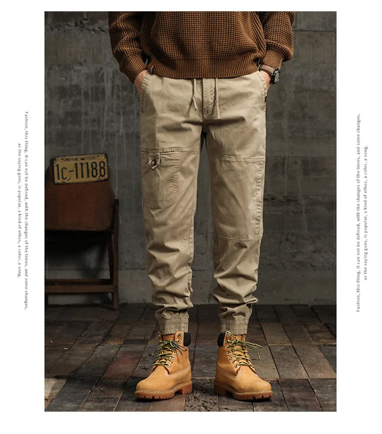 American Simple Design Zipper Retro Casual Work Pants Heavy Street Cuffed Trendy Elastic Cone Pants for Men
American Simple Design Zipper Retro Casual Work Pants Heavy Street Cuffed Trendy Elastic Cone Pants for Men