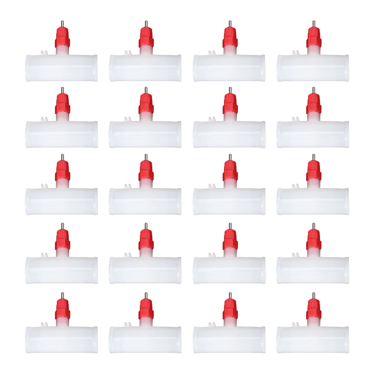 20 Pcs Automatic Drinking Fountain Chicken Accessories Waterer Dispenser Autodrinker
20 Pcs Automatic Drinking Fountain Chicken Accessories Waterer Dispenser Autodrinker