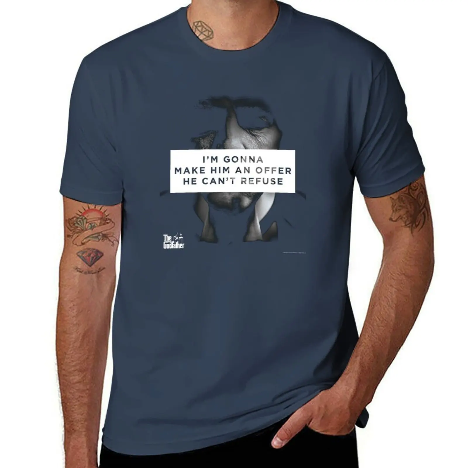 The Godfather Vito Corleone An Offer He Can't Refuse T-Shirt Street Style Casual Tee Shirt
The Godfather Vito Corleone An Offer He Can't Refuse T-Shirt Street Style Casual Tee Shirt